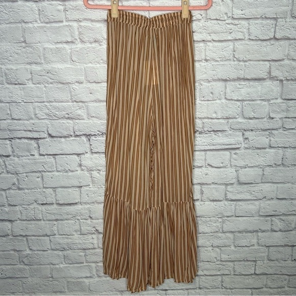 NWT Faithful The Brand Bisou Stripes Ruffle Bottom Wide
Leg Soft Pants - Picture 8 of 16